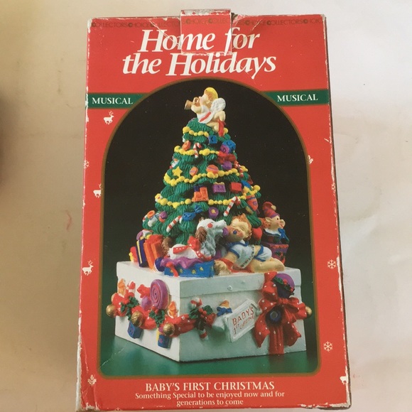 Musical Cold-cast Porcelain Collectible,Baby’s 1st - Picture 2 of 6